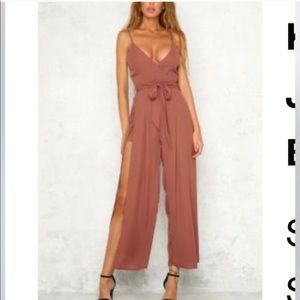 Hello molly mauve jumpsuit